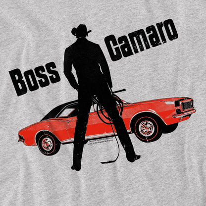Athletic Heather - Side - Chevrolet Unisex Adult Boss Camaro T-Shirt