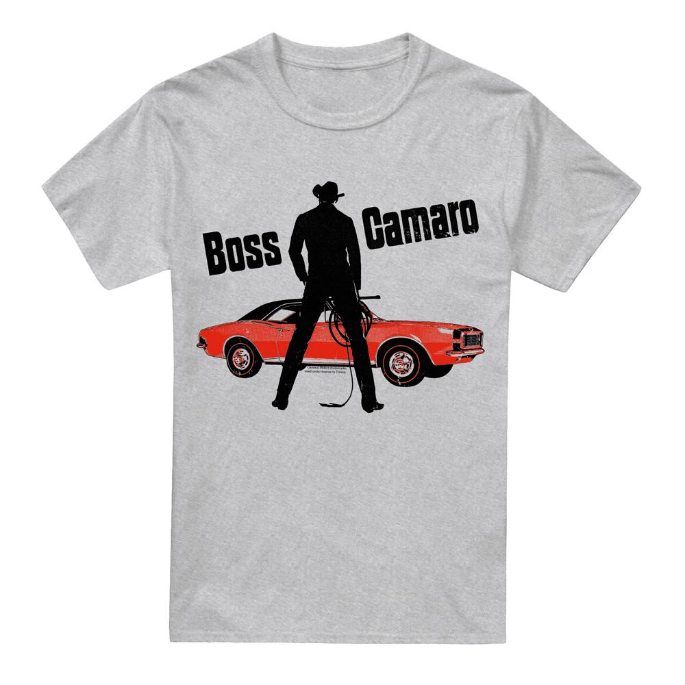 Athletic Heather - Front - Chevrolet Unisex Adult Boss Camaro T-Shirt