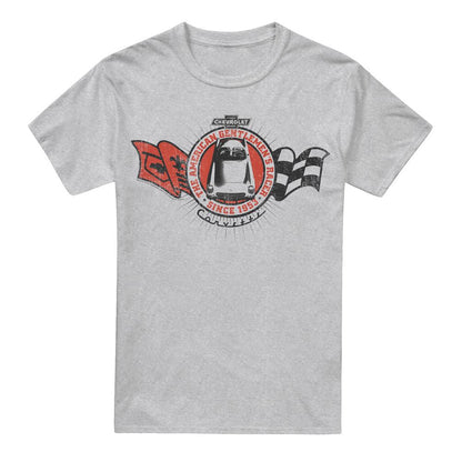 Athletic Heather - Front - Chevrolet Unisex Adult Gentlemens Racer T-Shirt