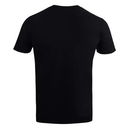 Black-Grey - Back - Captain America Mens Vertical T-Shirt