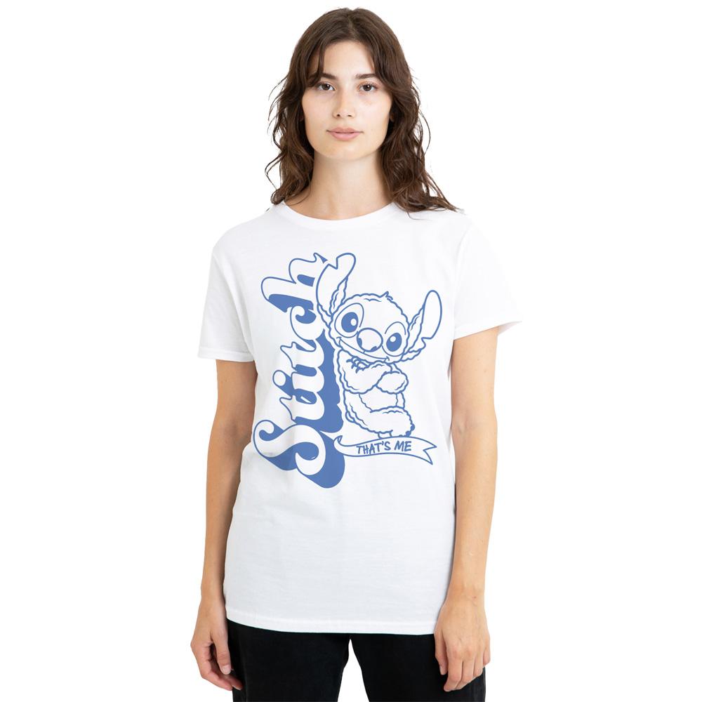 White - Front - Lilo & Stitch Womens-Ladies That´s Me T-Shirt