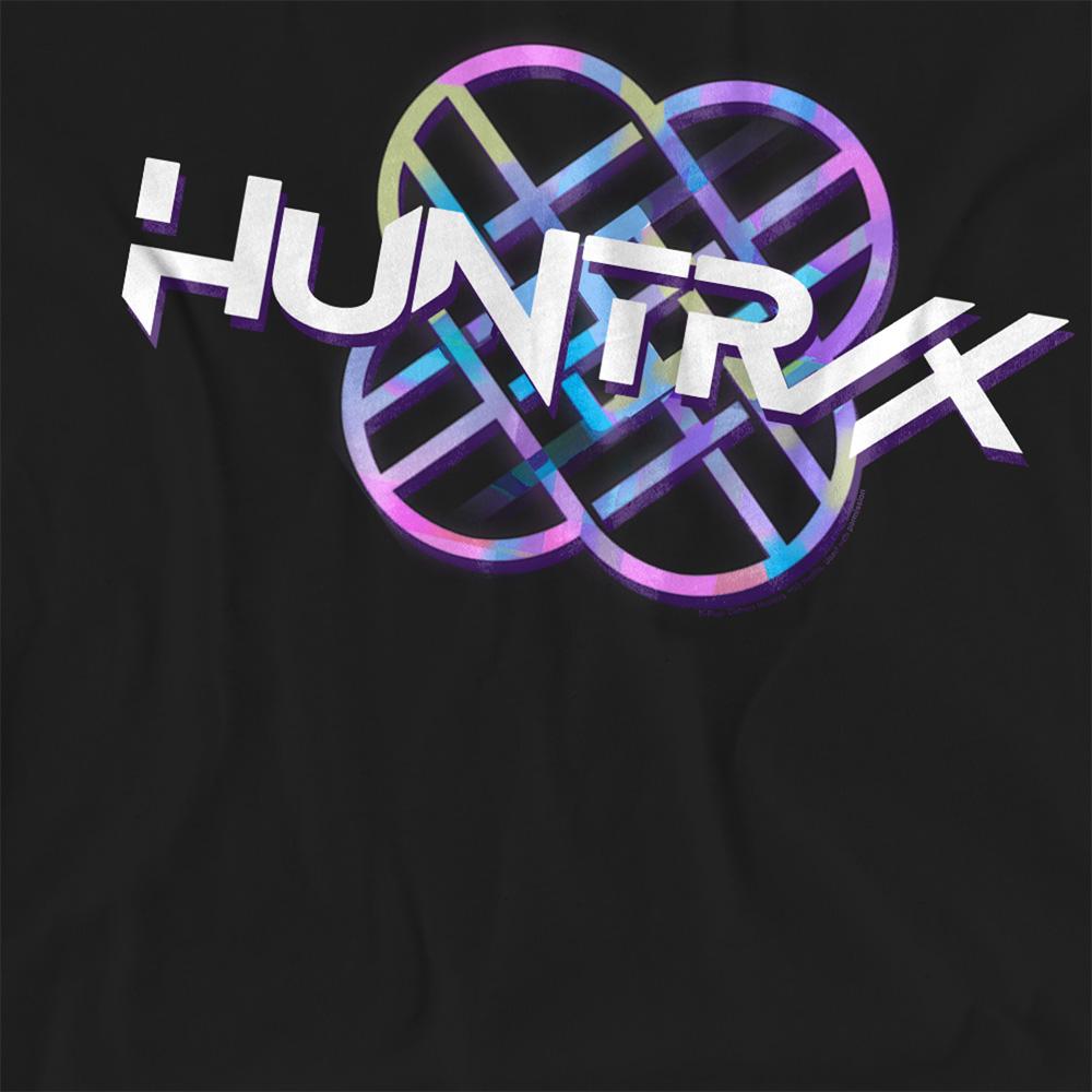 Black - Pack Shot - K-Pop Demon Hunters Womens-Ladies Huntr-X Pastel Logo T-Shirt