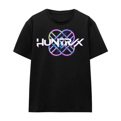 Black - Front - K-Pop Demon Hunters Womens-Ladies Huntr-X Pastel Logo T-Shirt