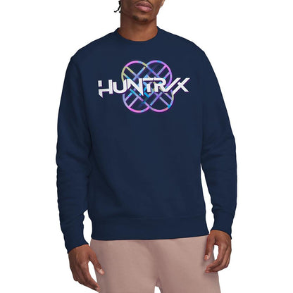 Navy - Lifestyle - K-Pop Demon Hunters Unisex Adult Huntr-X Pastel Logo Sweatshirt