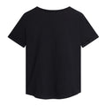 Black - Back - K-Pop Demon Hunters Womens-Ladies Huntr-X Pastel Logo T-Shirt