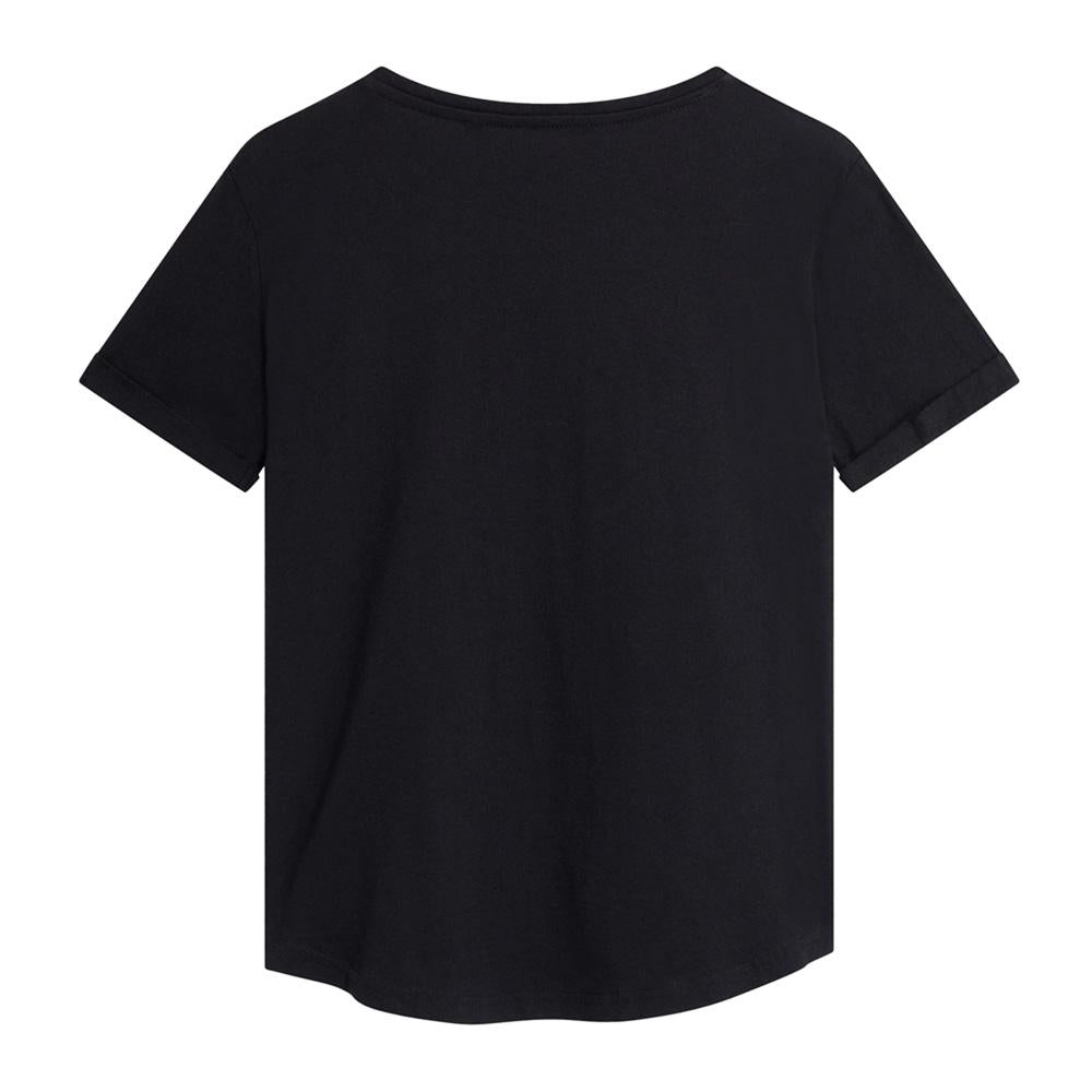 Black - Pack Shot - K-Pop Demon Hunters Womens-Ladies Logo Fashion T-Shirt