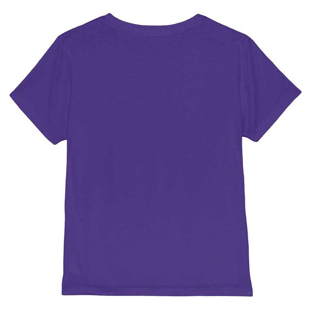 Purple - Back - K-Pop Demon Hunters Childrens-Kids Pastel Logo T-Shirt