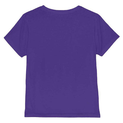 Purple - Back - K-Pop Demon Hunters Childrens-Kids Pastel Logo T-Shirt