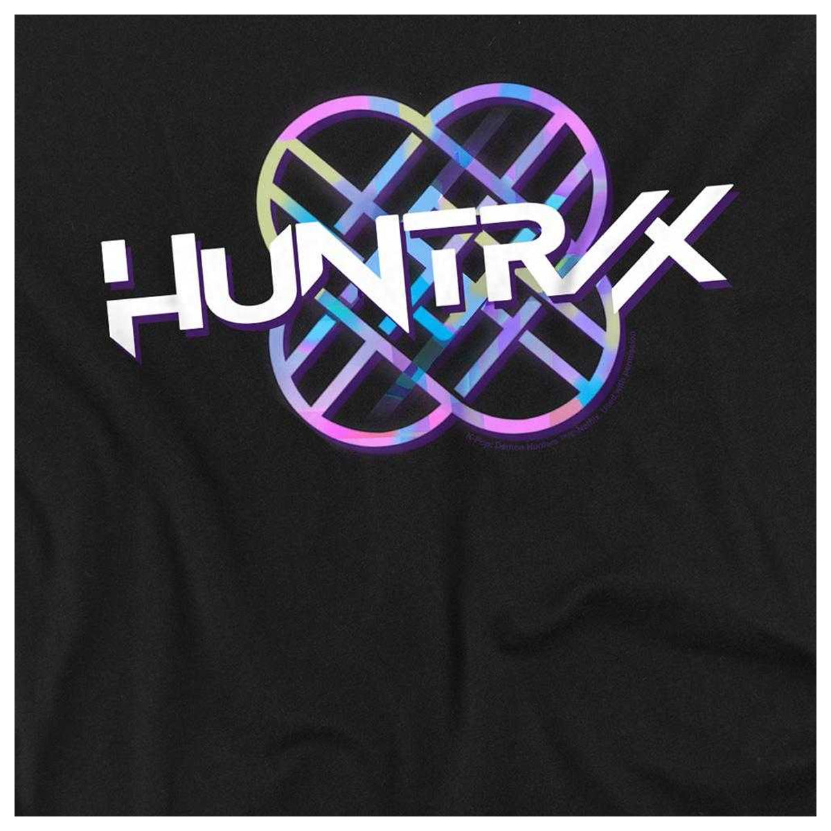 Black - Side - K-Pop Demon Hunters Childrens-Kids Pastel Logo T-Shirt