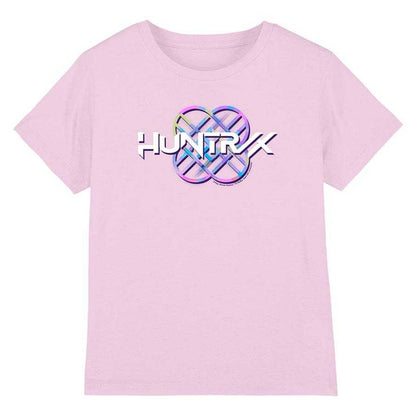 Light Pink - Front - K-Pop Demon Hunters Childrens-Kids Pastel Logo T-Shirt