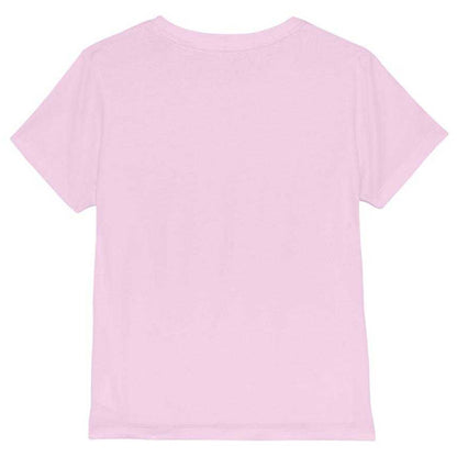 Light Pink - Back - K-Pop Demon Hunters Childrens-Kids Pastel Logo T-Shirt
