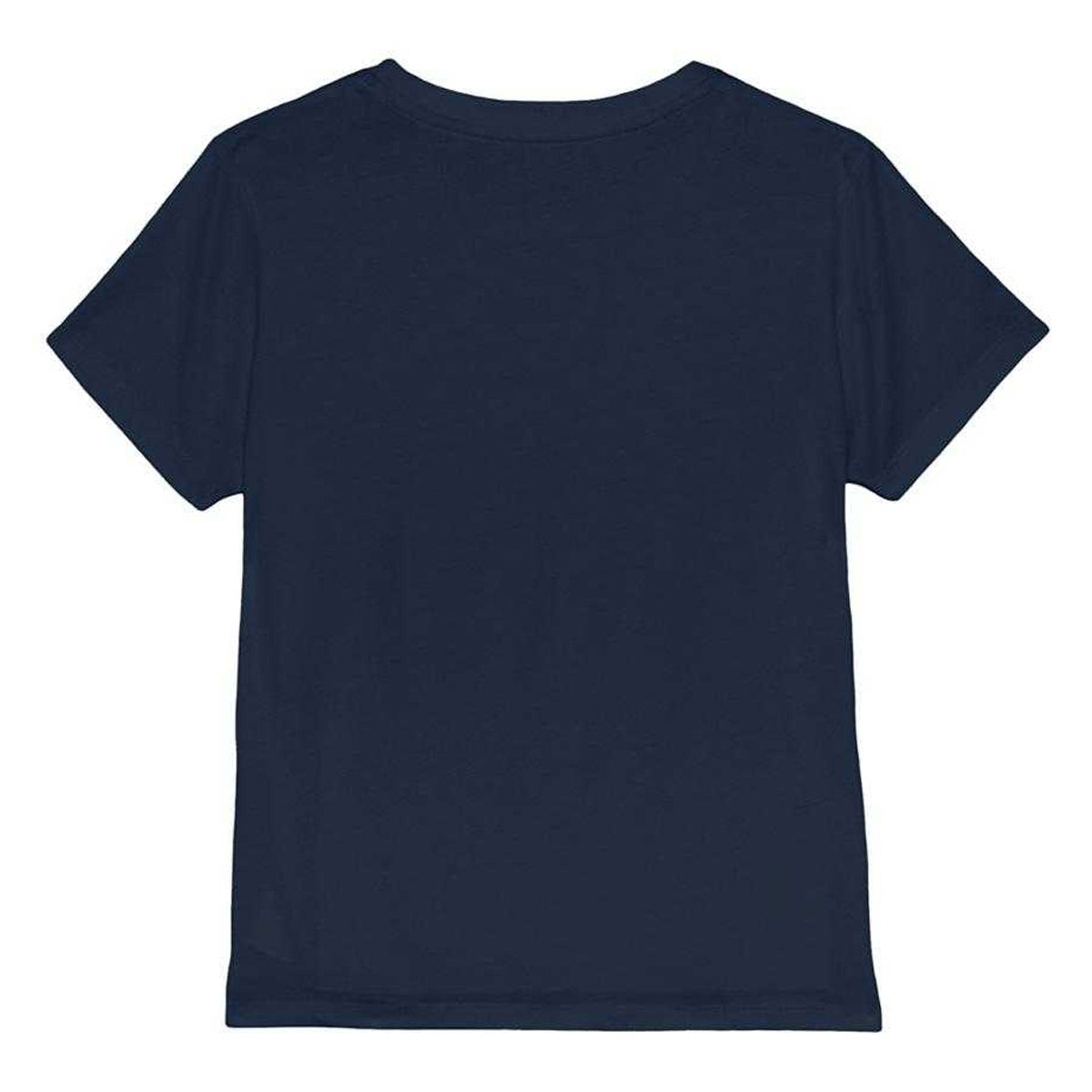 Navy - Back - K-Pop Demon Hunters Childrens-Kids Pastel Logo T-Shirt