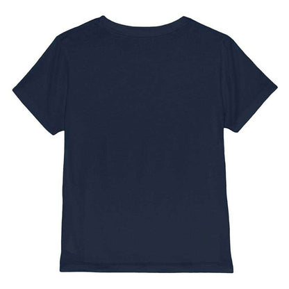 Navy - Back - K-Pop Demon Hunters Childrens-Kids Pastel Logo T-Shirt