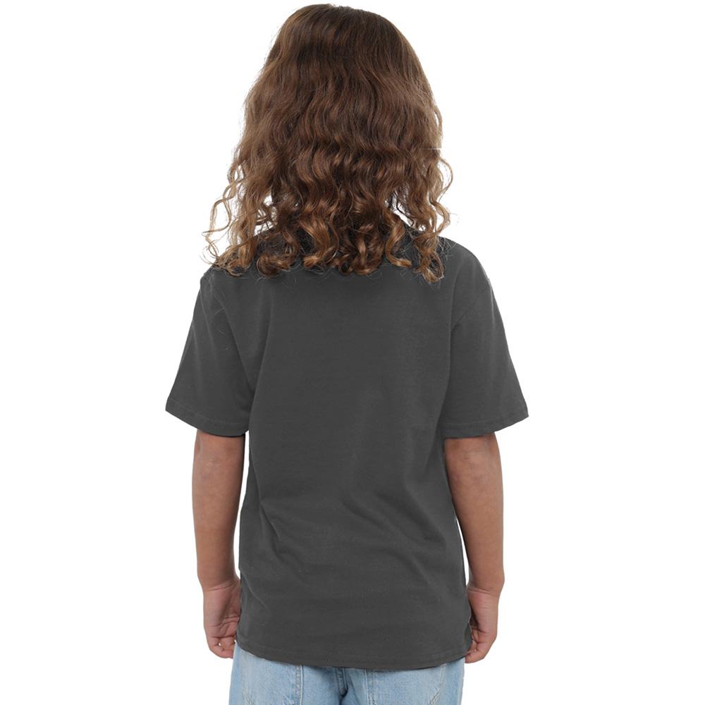 Charcoal - Side - K-Pop Demon Hunters Childrens-Kids Logo T-Shirt