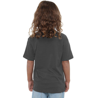 Charcoal - Side - K-Pop Demon Hunters Childrens-Kids Logo T-Shirt