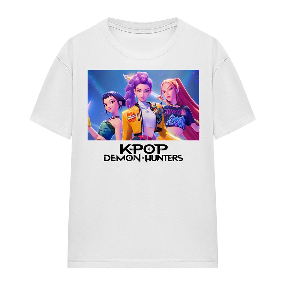 White - Lifestyle - K-Pop Demon Hunters Womens-Ladies Huntr-X T-Shirt