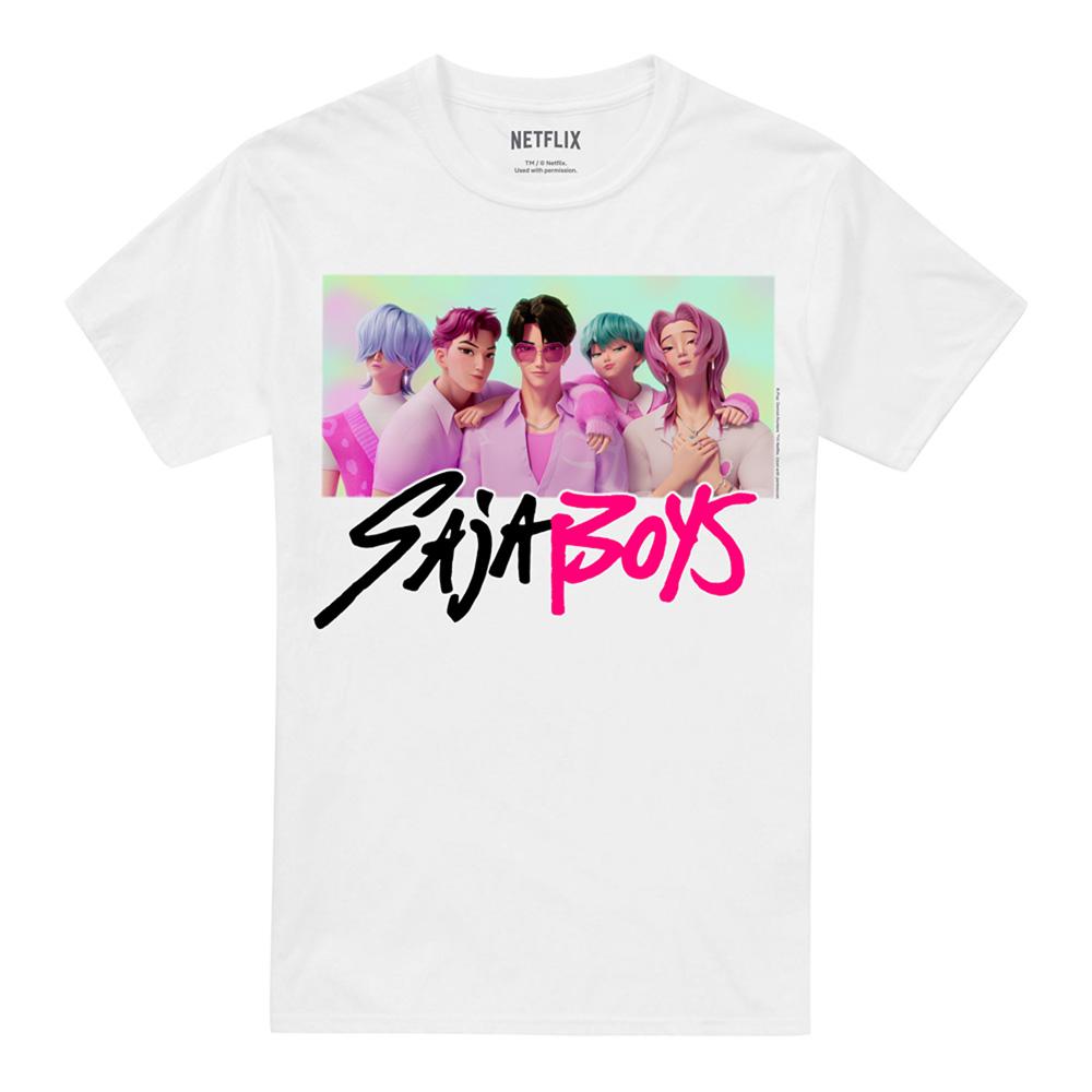 White - Lifestyle - K-Pop Demon Hunters Unisex Adult Saja Boys Photo Frame T-Shirt