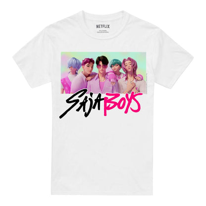 White - Lifestyle - K-Pop Demon Hunters Unisex Adult Saja Boys Photo Frame T-Shirt