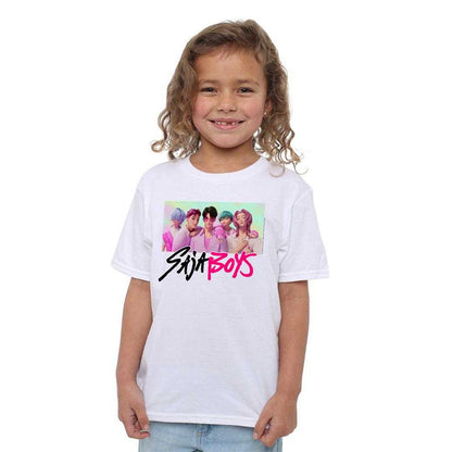 White - Lifestyle - K-Pop Demon Hunters Childrens-Kids Saja Boys Photo Frame T-Shirt