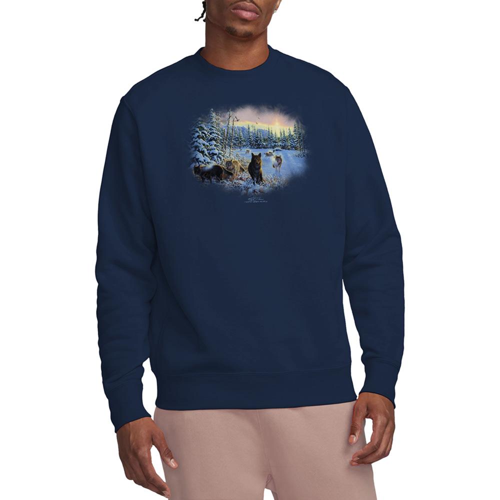Navy - Lifestyle - Wild Wings Unisex Adult Sweatshirt