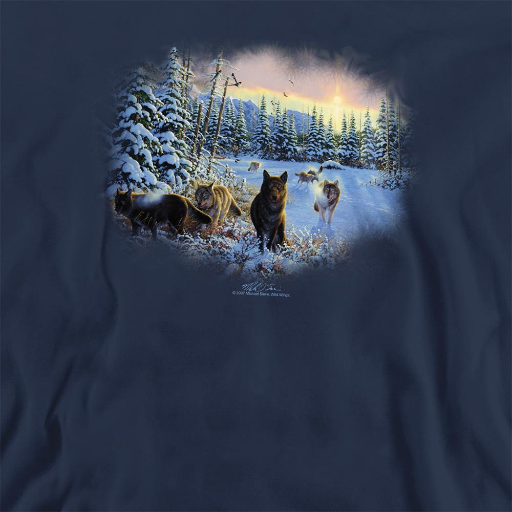 Navy - Side - Wild Wings Unisex Adult Sweatshirt