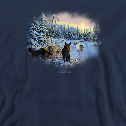 Navy - Side - Wild Wings Unisex Adult Sweatshirt