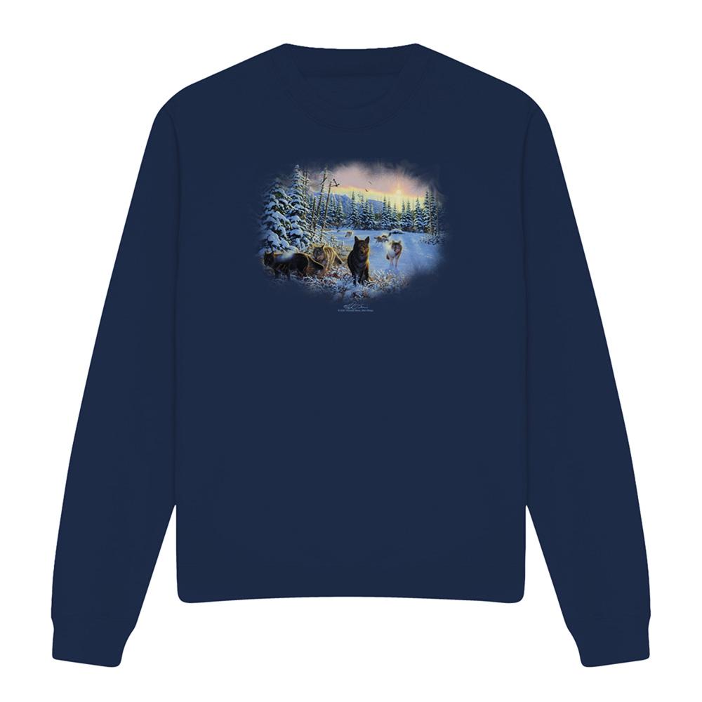 Navy - Front - Wild Wings Unisex Adult Sweatshirt