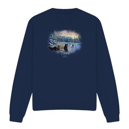 Navy - Front - Wild Wings Unisex Adult Sweatshirt