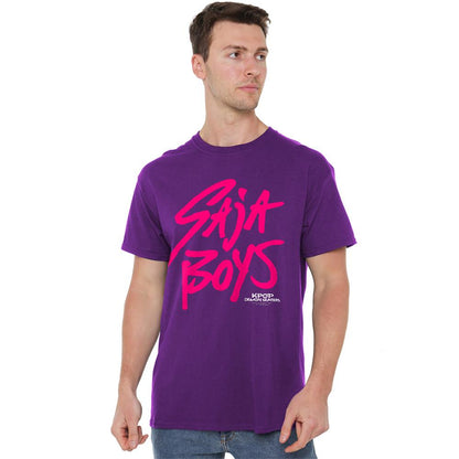 Purple - Lifestyle - K-Pop Demon Hunters Unisex Adult Saja Boys Logo T-Shirt