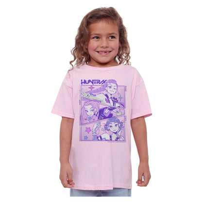 Light Pink - Lifestyle - K-Pop Demon Hunters Childrens-Kids Huntr-X Anime T-Shirt