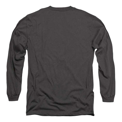 Charcoal - Back - Gladiator Mens Unleash Hell Long-Sleeved T-Shirt