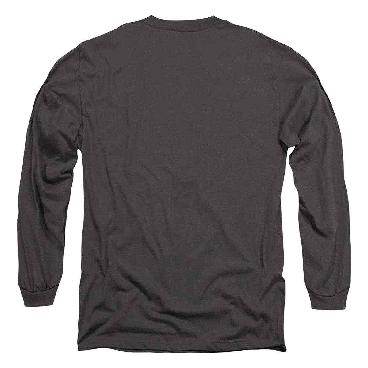 Charcoal - Back - Pontiac Mens Division Long-Sleeved T-Shirt