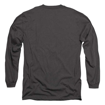 Charcoal - Back - Pontiac Mens Division Long-Sleeved T-Shirt