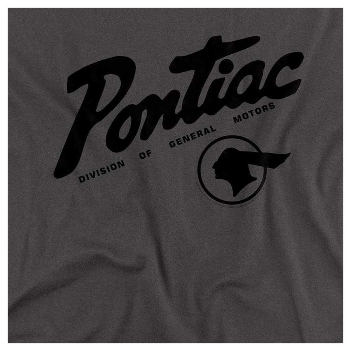 Charcoal - Side - Pontiac Mens Division Long-Sleeved T-Shirt