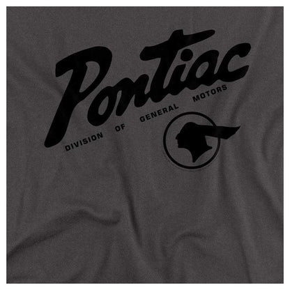 Charcoal - Side - Pontiac Mens Division Long-Sleeved T-Shirt