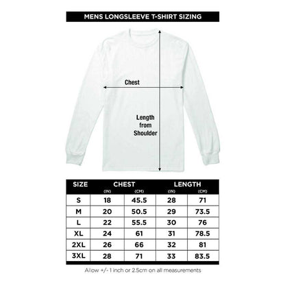 White - Lifestyle - Bruce Lee Mens Jeet Kune Long-Sleeved T-Shirt