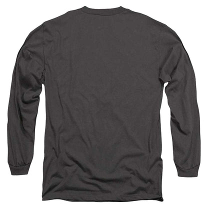 Charcoal - Back - GMC Mens Oval Logo Vintage Long-Sleeved T-Shirt