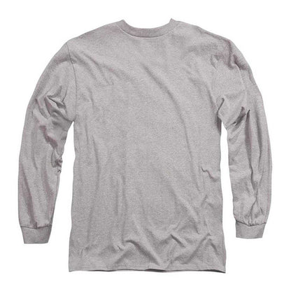 Athletic Heather - Back - Hummer Mens Distressed Heather Logo Long-Sleeved T-Shirt