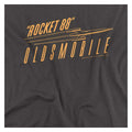 Charcoal - Side - Oldsmobile Mens Retro 88 Long-Sleeved T-Shirt