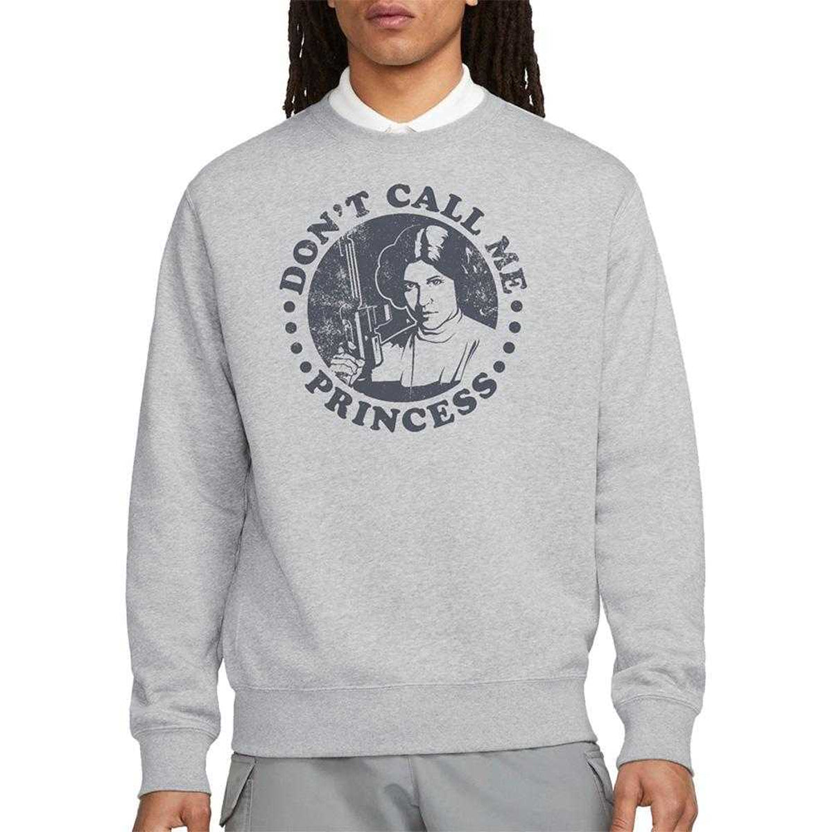Athletic Heather Grey - Lifestyle - Star Wars Womens-Ladies Don´t Call Me Princess Leia Sweatshirt
