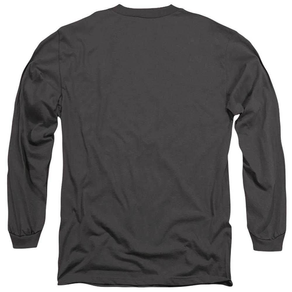 Charcoal - Side - Chevrolet Mens Stacked Logo Long-Sleeved T-Shirt