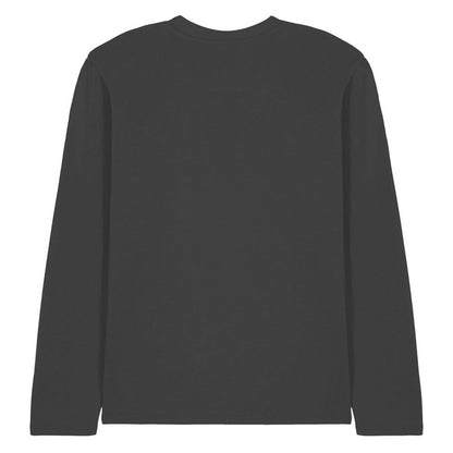 Charcoal - Back - Chevrolet Mens Bowtie Burnout Long-Sleeved T-Shirt