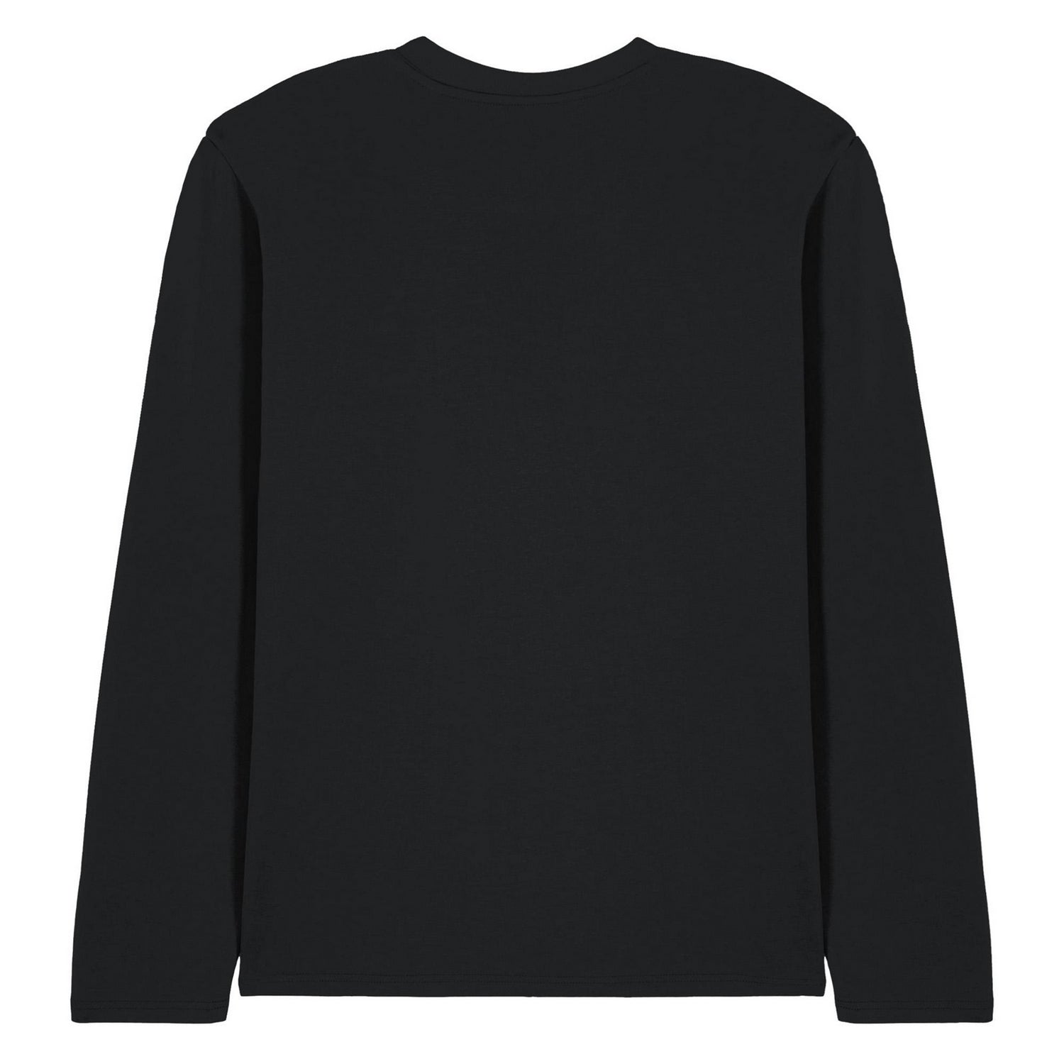 Black - Back - Chevrolet Mens Checkered Long-Sleeved T-Shirt