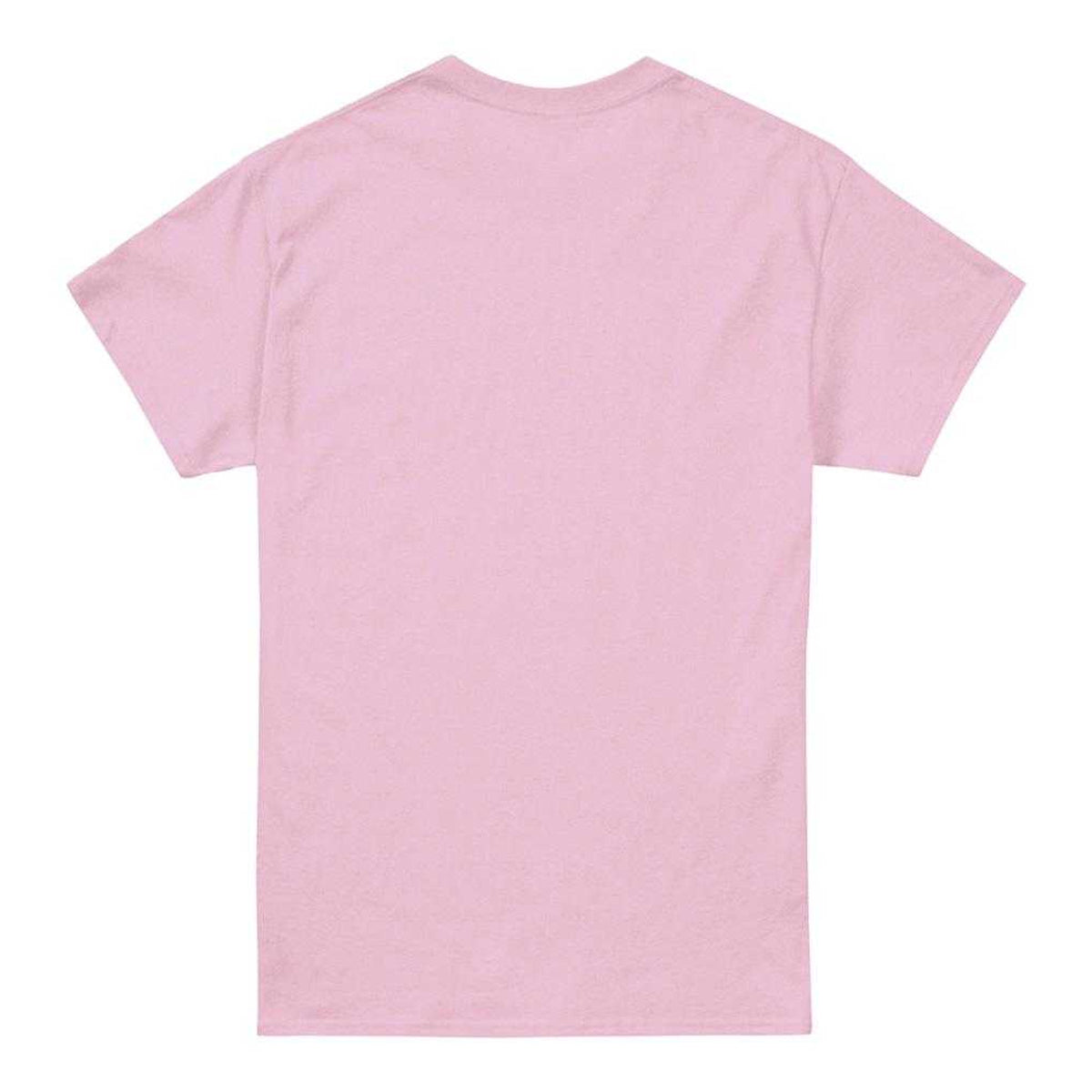 Light Pink - Back - K-Pop Demon Hunters Unisex Adult Era Saja Boys Grid T-Shirt