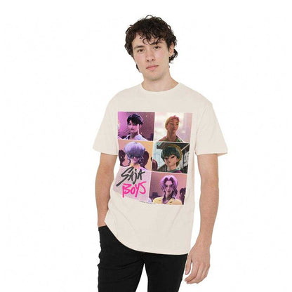 Natural - Side - K-Pop Demon Hunters Unisex Adult Era Saja Boys Grid T-Shirt