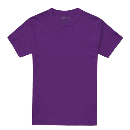 Purple - Front - K-Pop Demon Hunters Unisex Adult Huntr-X Group Shot Back Print T-Shirt