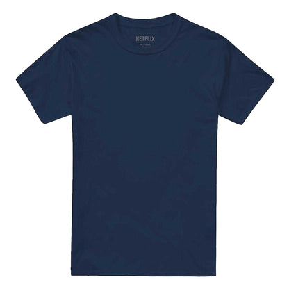Navy - Front - K-Pop Demon Hunters Unisex Adult Huntr-X Group Shot Back Print T-Shirt