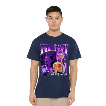 Navy - Lifestyle - K-Pop Demon Hunters Unisex Adult Huntr-X Rumi T-Shirt
