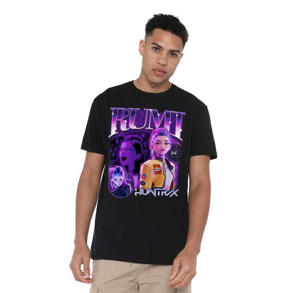 Black - Lifestyle - K-Pop Demon Hunters Unisex Adult Huntr-X Rumi T-Shirt