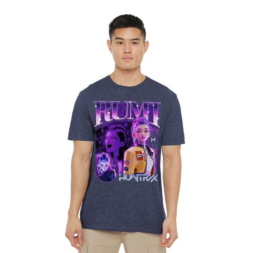 Heather Navy - Lifestyle - K-Pop Demon Hunters Unisex Adult Huntr-X Rumi T-Shirt